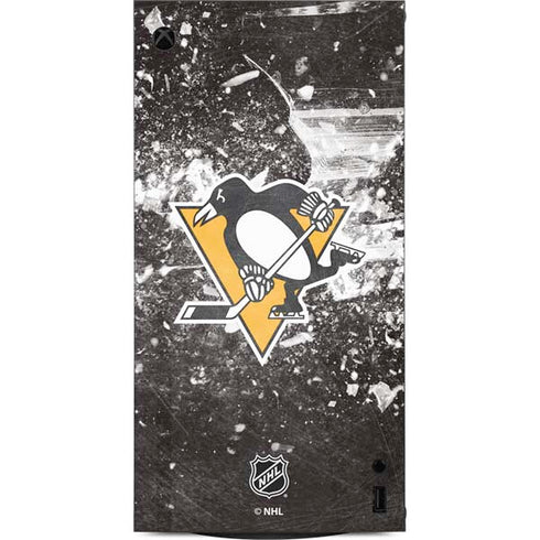 NHL Pittsburgh Penguins Frozen XBox Series X Digital Edition Console Skin